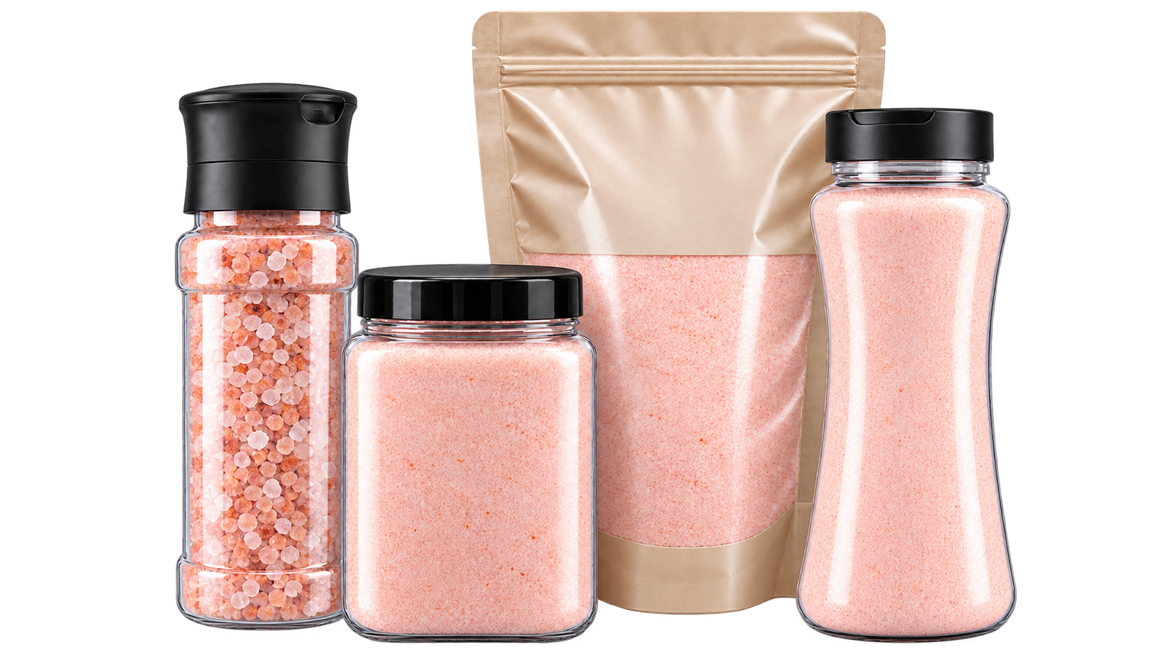 Private label Himalayan pink salt packaging