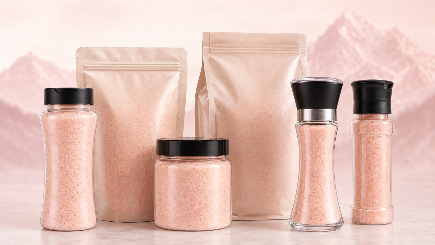 Himalayan pink salt private label banner