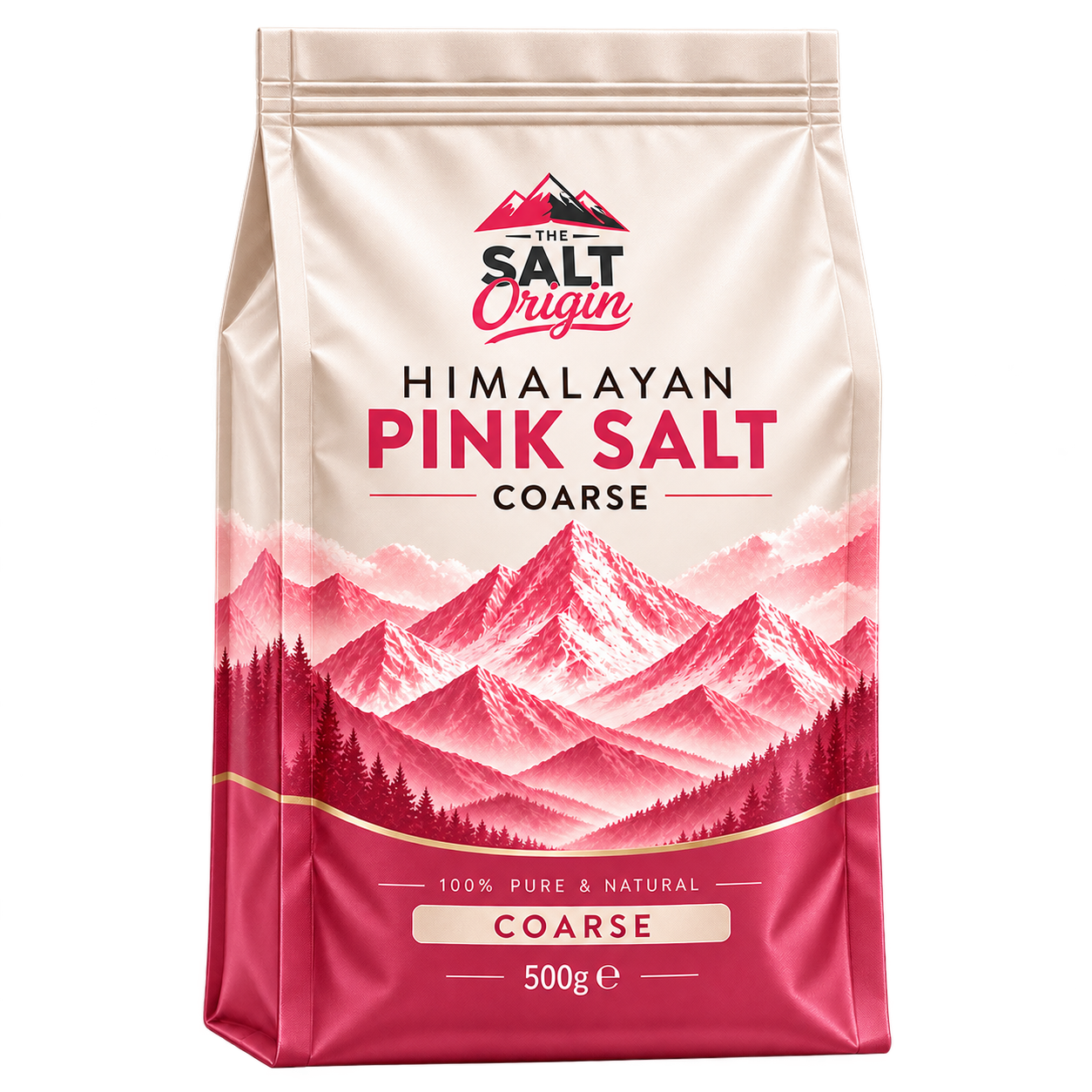 Coarse Salt — Gusseted Pouch