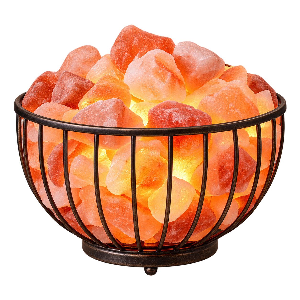 Basket Salt Lamp
